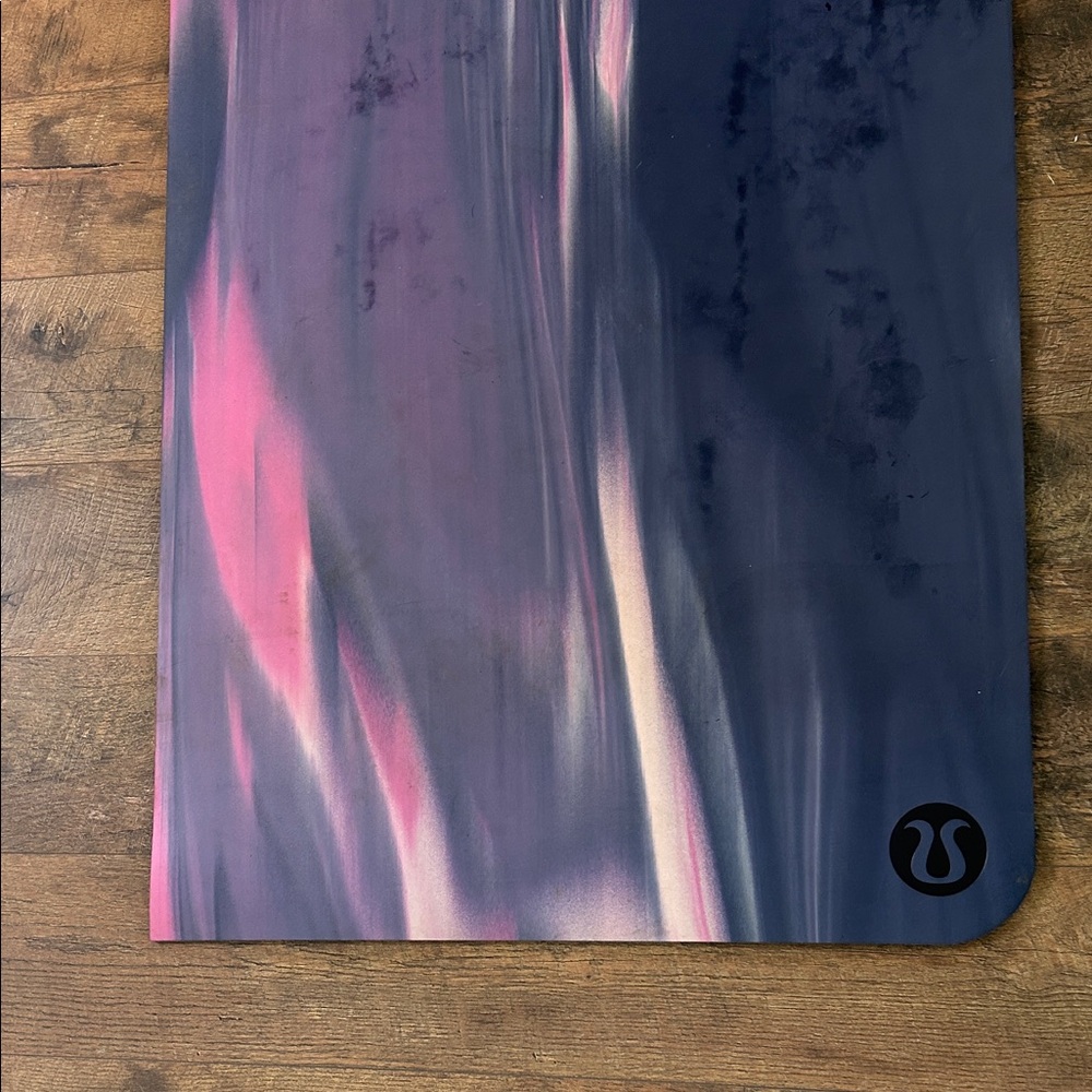 Lululemon Pink and Black Yoga Mat
